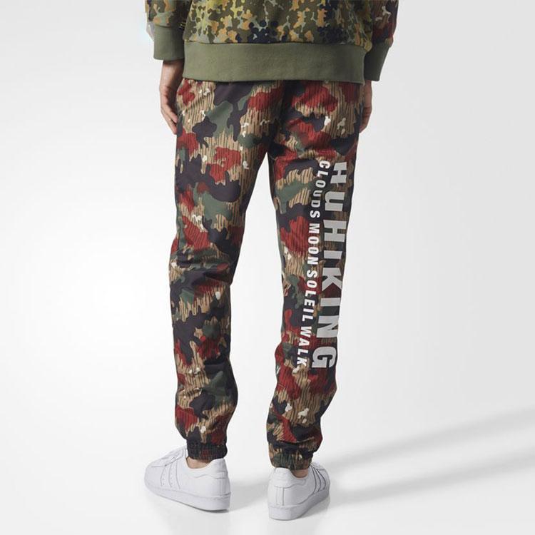 Adidas Originals Trefoil X Pharrell Williams Hu Graphic Joggers Men Bottoms Multicolor CY7870