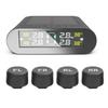 TPMS Smart Car Tire Pressure Monitoring System Exteral Sensors Smart Tyre Alarm Kit Universal Car Accessories Battery Version