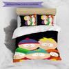 South Park 3pcs Bedding Set Duvet Cover Closure Includes 1 Duvet Cover & 2 Pillowcases for All Seasons Bedroom Home Dorm Decor