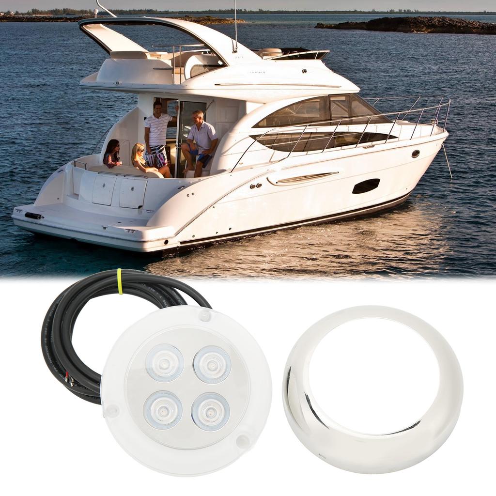 Marine Underwater Light 60 degrees  Angle IP68 Waterproof Seawater Interior Dome Lighting Swimming Pool Lamp