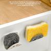 Fold-Flat Design Sponge Holder Silicone Kitchen Sink Organizer New Dish Scrubber Rack  Home Use