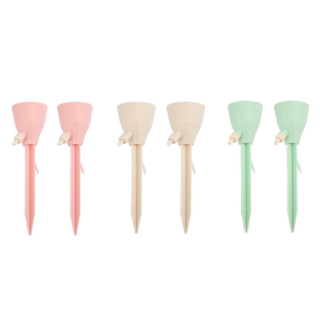 Pack Of 6 Self Watering Spikes for Indoor Outdoor Plant Automatic Drip Irrigation System with Adjustable Valves Switch
