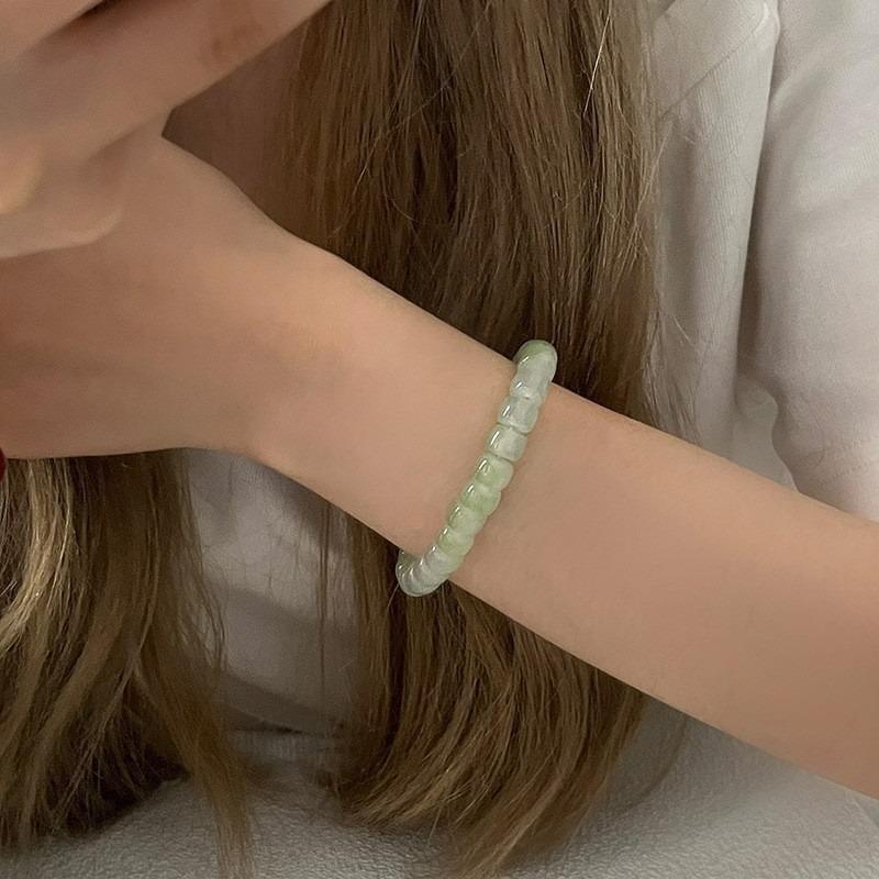 Bracelet Perle Irregulière Forme Spéciale Française Bracelet Femmes Niche Luxe Léger Exquis Doré Demi-Bracelet Bracelet Accessoires