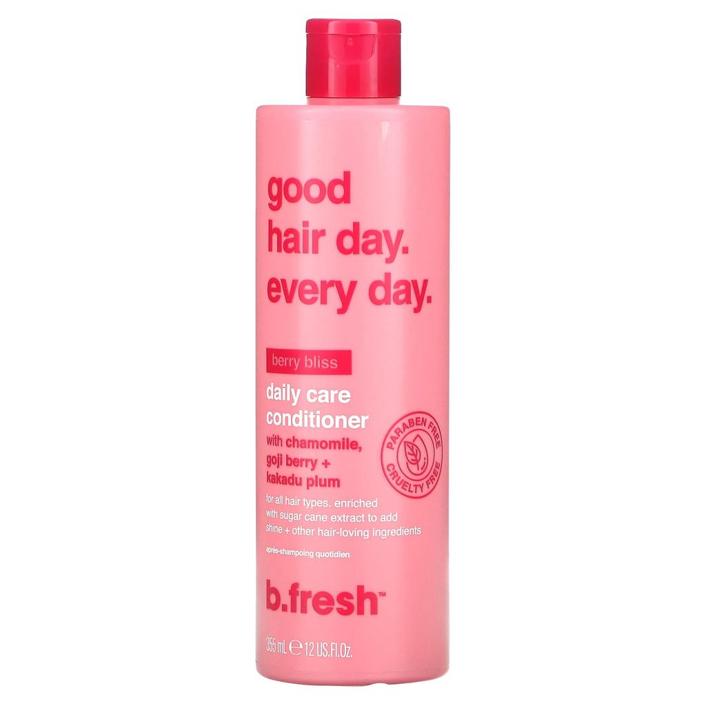 b.fresh, Good Hair Day Everyday, Daily Care Conditioner, For All Hair, Berry Bliss, 355 ml (12 fl oz)