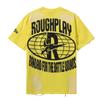 Skateboard Skeleton Print Hot Stamping, Water Washing, Hole Breaking, Making Old Short Sleeved T-shirt for Men and Women