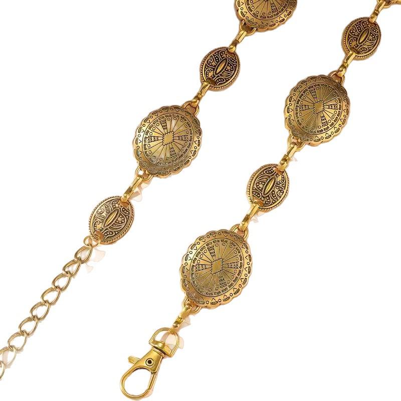 European & American Retro Ethnic Waist Chain Jewelry in Bohemian Style
