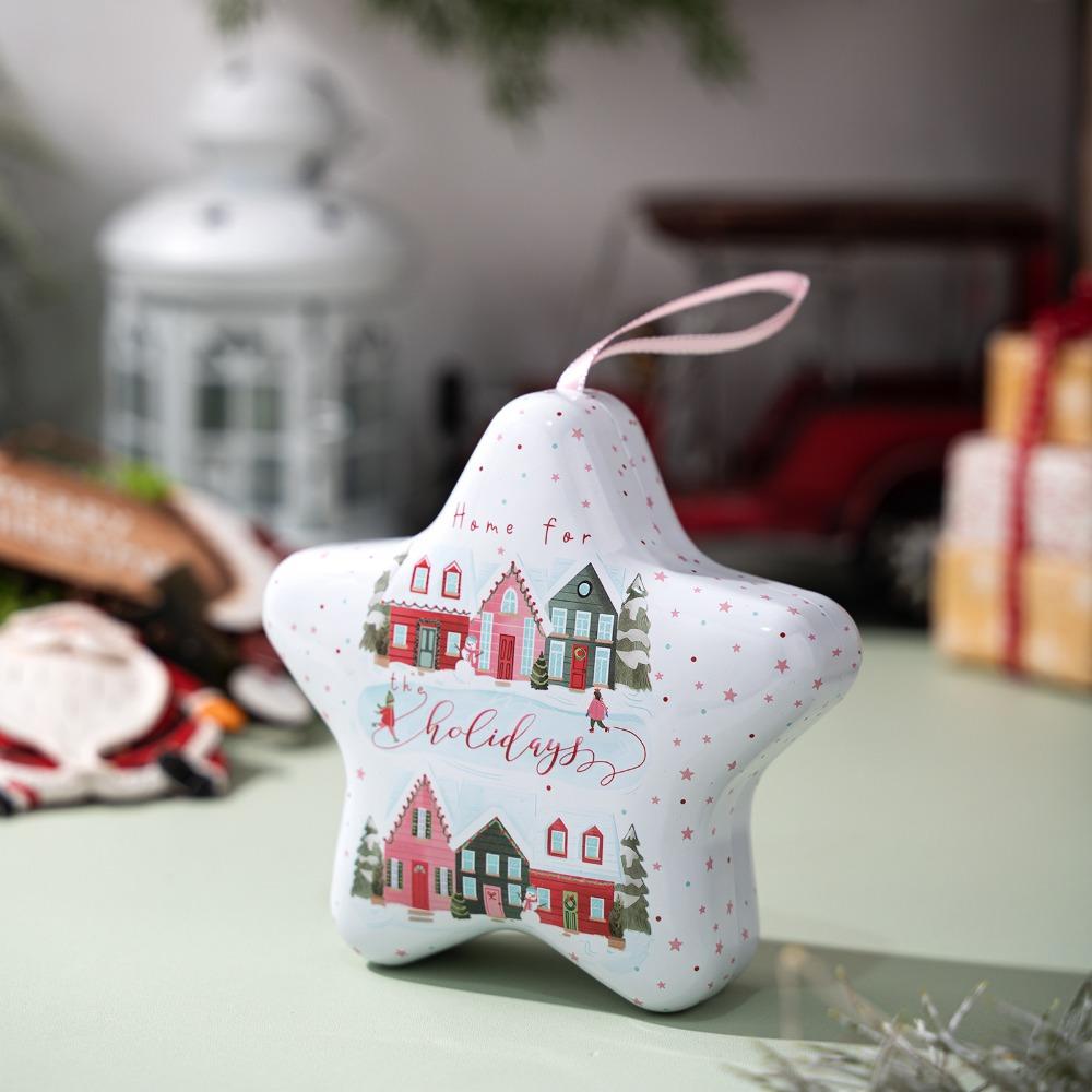 

Multi-Functional Christmas Gift Box Cartoon Design Decorative Tin Box Gift Giving style D
