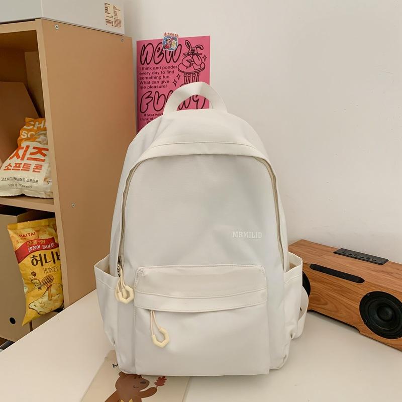 

Простой рюкзак Лесной девочки в корейском стиле для колледжа, средней школы, старшей школы, школьный рюкзак, однотонный рюкзак для девочки