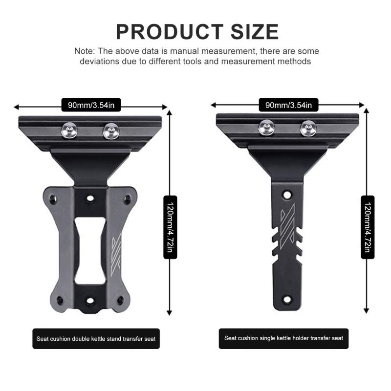 Quick Mount Bike Saddles Water Bottles Cage Adapter Water Bottles Cage Extenders for Long Distances Cyclists