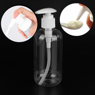 Basın Pompası Boş Şişe Yeniden Doldurulabilir Şampuan Sıvı Dispenser Şişesi