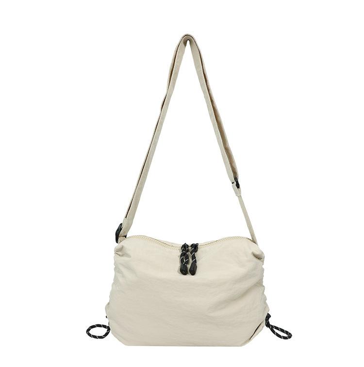 2025 Frühling Damen Nylon Umhängetasche lässige plissierte Wolkentasche Mode Nischendesign Schultertasche