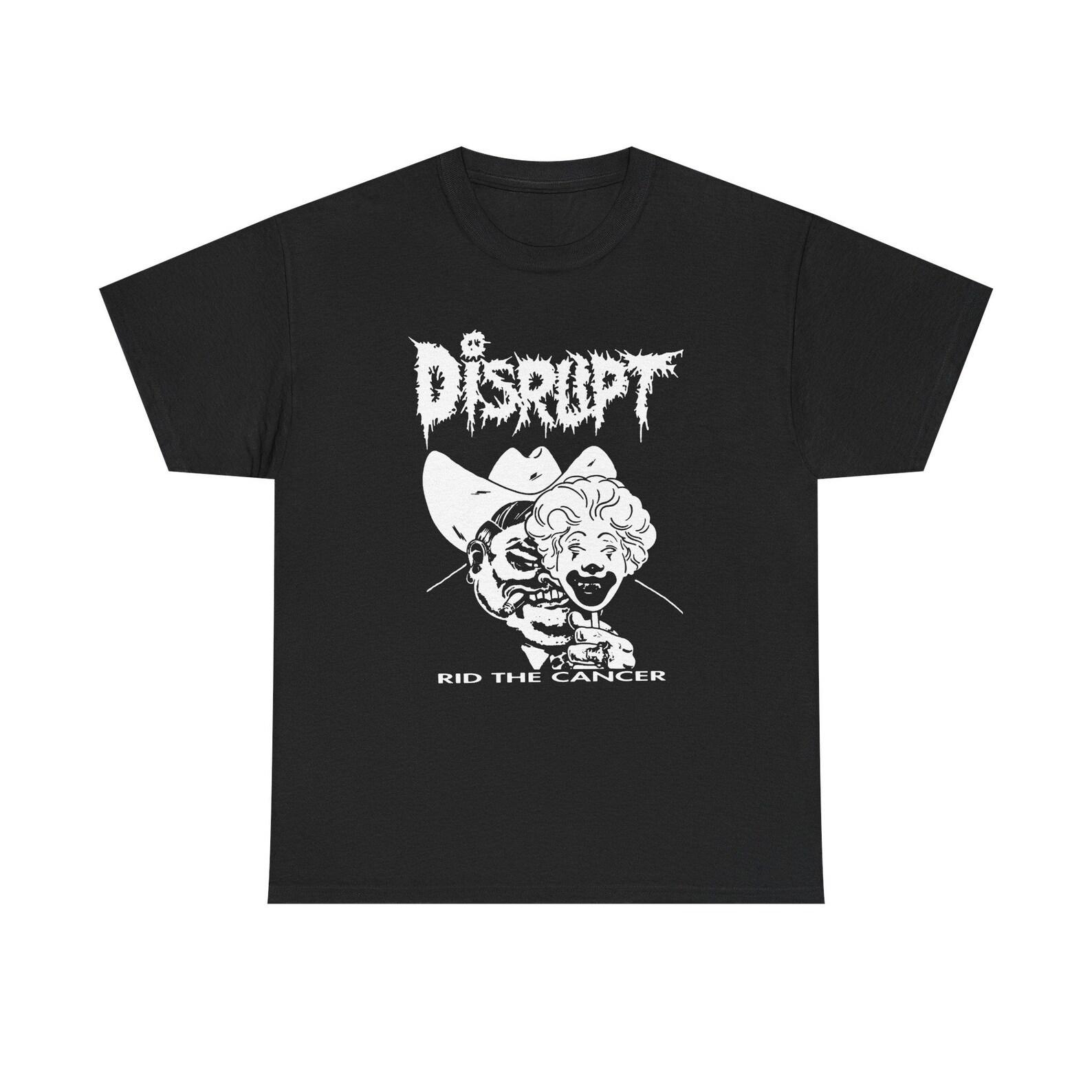 Disrupt Vintage Band Shirt, Crust Punk D Beat Music Tee, Hardcore Punk Graphic T shirt 3XL