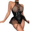 Dameundertøy Skinn Gothic Clubwear Latex Skinndrakt Bodysuit Jumpsuit Cosplay Nattklubb Fancy Dress BH Bikinisett GZW