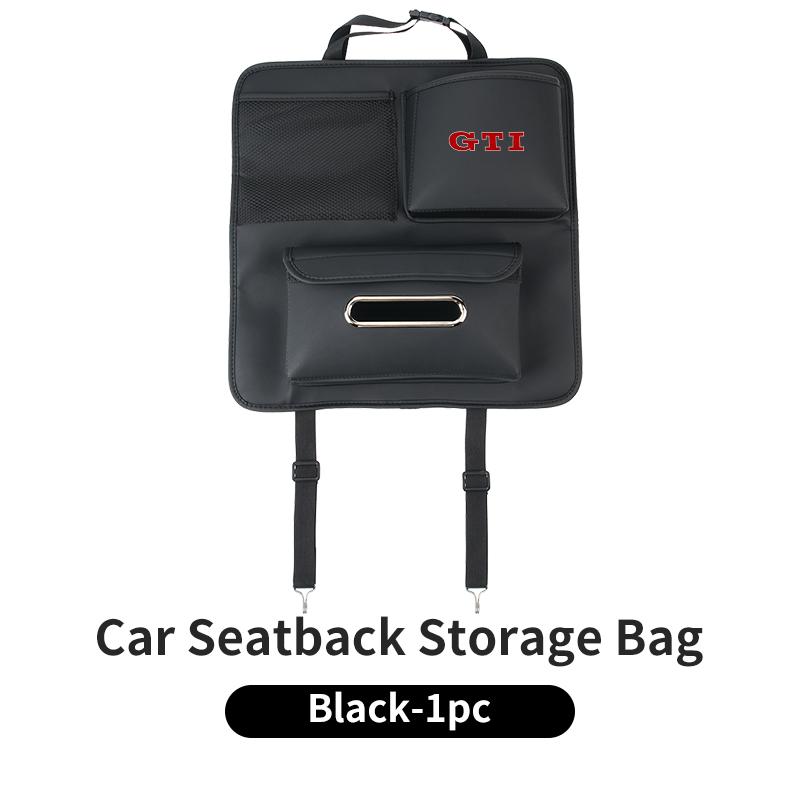 YNEPB1 Car Backseat Organizer Storage Bag Cup Holder Anti Kick Mat For Volkswagen VW GTI Passat Golf Tiguan Polo Scirocco Jetta