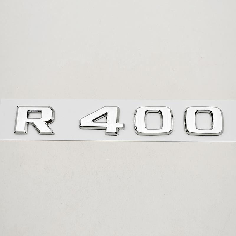 

NEW 3D ABS Car Letters Logo R320 R300L Badge Rear Trunk Emblem Decal For Mercedes Benz R Series W251 R320 R300 R350L Accessories