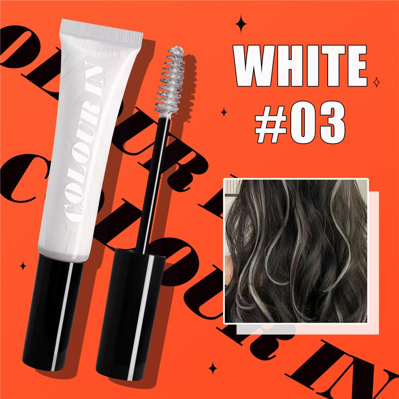 Coloration Capillaire Jetable Rouge Jaune Bleu Couleur Mèche Couleur Crème à Sourcils Usage Personnel Cosplay Salon Coiffure Accessoires de Coloration Capillaire