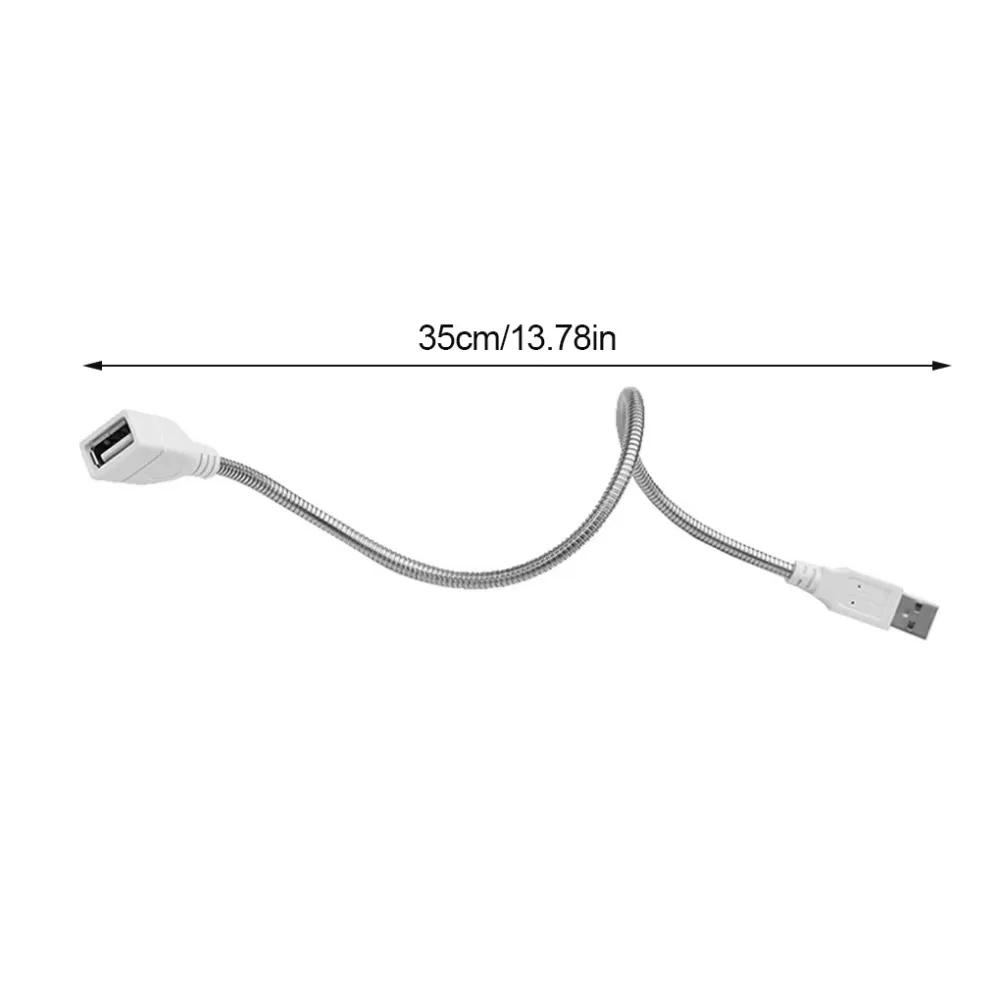 Mini USB LED Night Light 8LEDs 24LEDs Book Lamp Extension Pole Plug Adapter Reading Light For Notebook Power Bank Laptop DC 5V