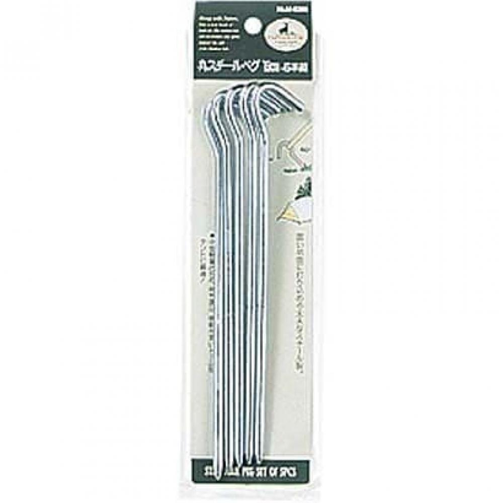 Captain Stag Captain Stag M 8396 [round Steel Pegs 19cM 5 Pieces]