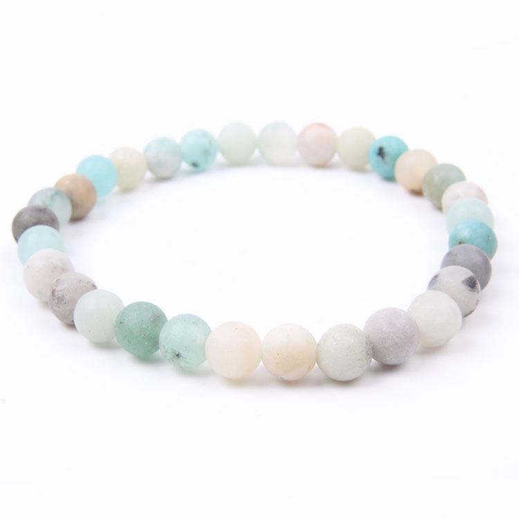 Red Agate Crystal Bracelet: Simple Round Beads, Couple Style Hand Jewelry