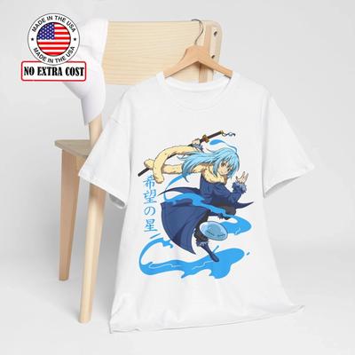 Anime Rimuru Tempest T-Shirt Manga Unisex Summer Shirt NT131 FREE SHIPPING