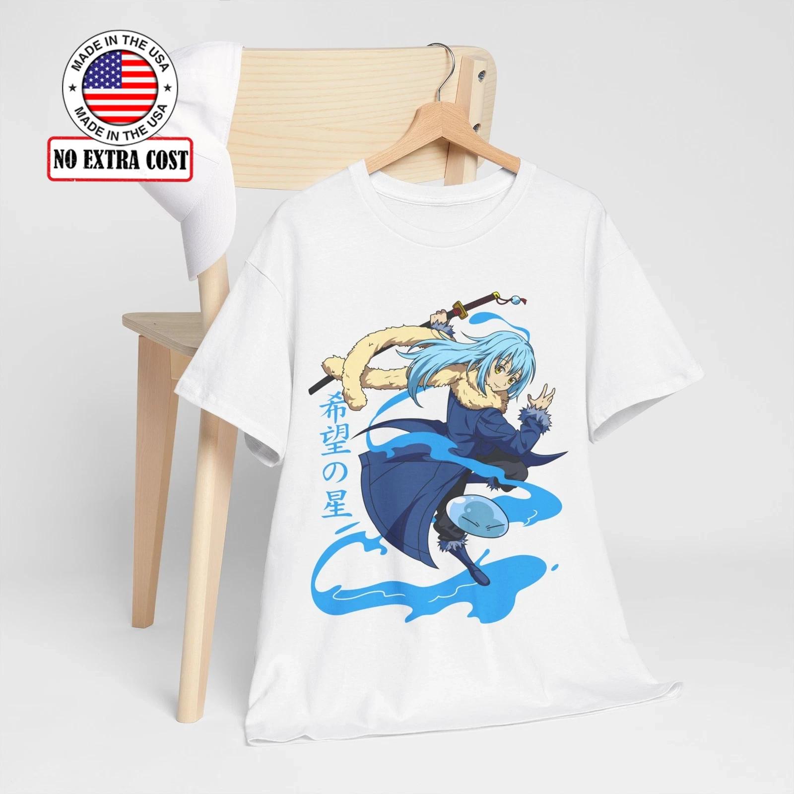 Anime Rimuru Tempest T-Shirt Manga Unisex Summer Shirt NT131 FREE SHIPPING S