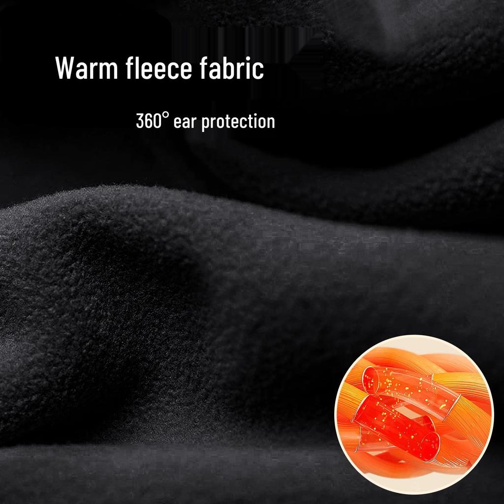 Polar Fleece Ear Warmer Headband: Windproof, Cold Protection for Cycling, Skiing, and Outdoor Sports