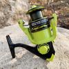 New Fluorescent Green Spinning Fishing Reel  Ultralight Maximum Drag 10kg Surf Fishing Spinning Fishing Reel Saltwater Fishing Fishing Reel
