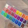20/24 Colors Watercolor Paint Set Seamless Blending High Transparency Fine Pigment Distribution
