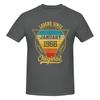 Unisex 56th Birthday 56 Years Old Retro Legend Since January 1966 T Shirt Vintage Oneck Cotton Anime Shirt