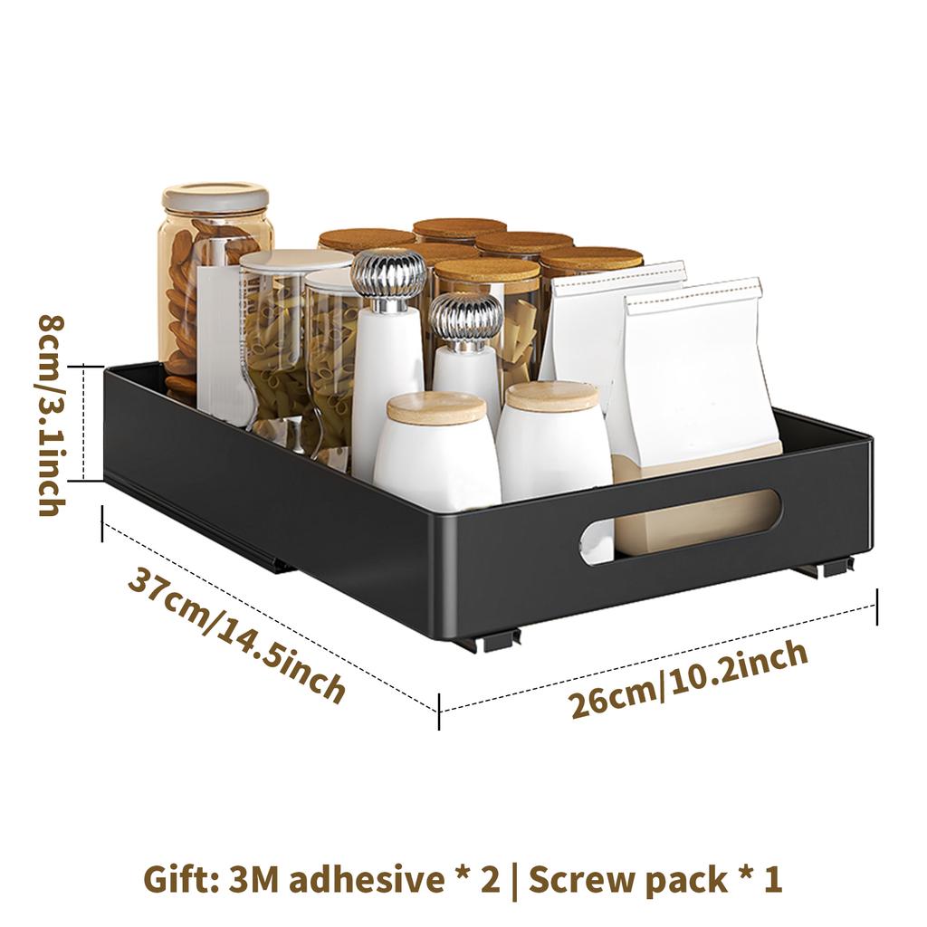 1pc,Cabinet Pull-out Storage rack,Slide-out Drawer Under sink,Kitchen Supplies Storage Rack,kitchen Accessories