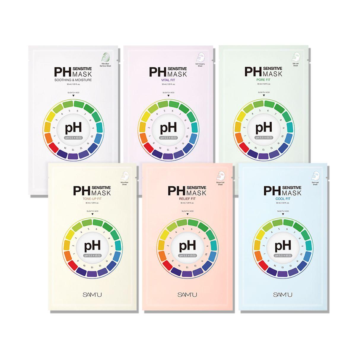 PH Sensitive Mask Pack (15 pieces) - Choose 1 of 6 types Aqua Fit