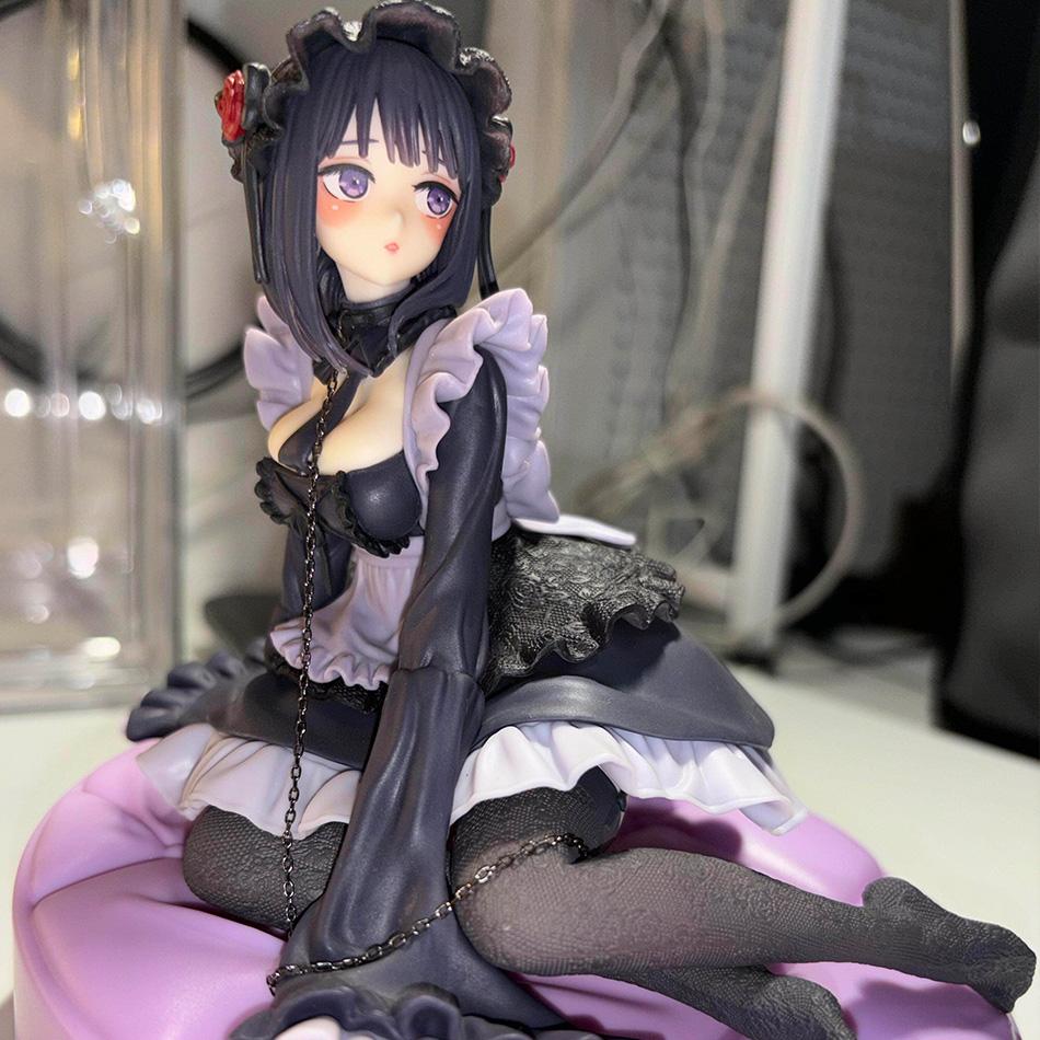 2 Kinds My Dress-Up Darling Anime Figure Black Maid Outfit Kitagawa Marin Action Figure Shizuku Kuroe Figurine Collection Model