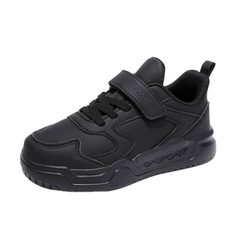 Children's Little White Shoes 2025 Summer Mesh Breathable Middle and Old Children's Boys White Sports Shoes School Girls Running Shoes