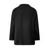 Women's Casual Loose Fashion Long Sleeved Color Pile Pile Collar Fold Top