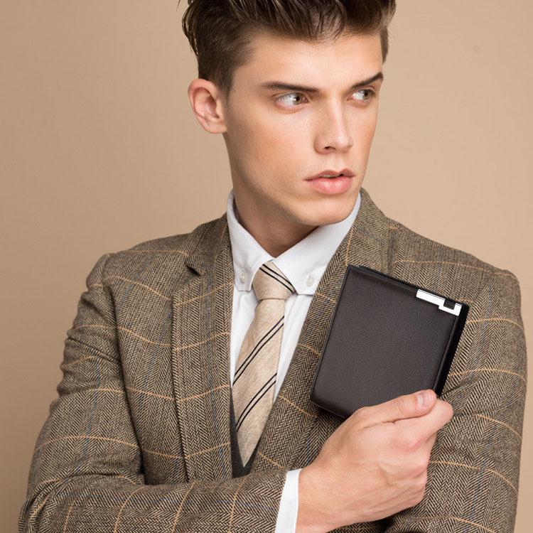 New Men's Wallet Short Multi-function Fashion Casual Draw Card Wallets Card Holders For Men Cardholder Bags Purse