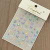 Fashion Delicate Butterfly Wing Streamer Laser Stickers Advanced Embossed Nail Art Stickers Colorful Butterfly Fairy Stickers