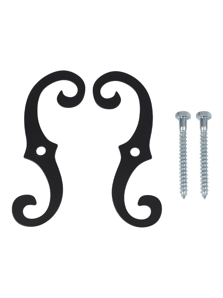Metal Window Hardware Shutter Fasteners Decorative Window Fasteners Easy Installation With Screws Heavy Duty Shutter Hardware