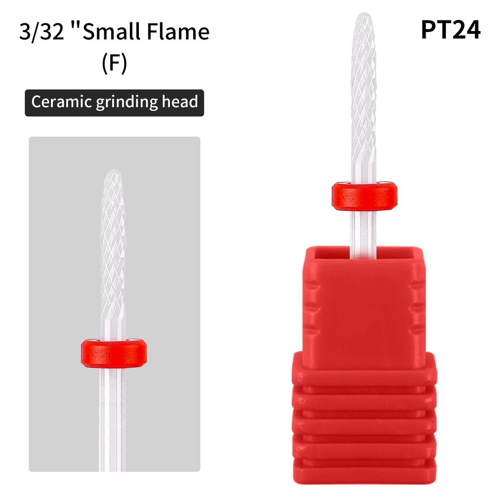 25 Types Ceramic Milling Cutter Nail Drill Bit Electric Manicure Pedicure Mill Bits Machine Files Nail Art Tools Equipment