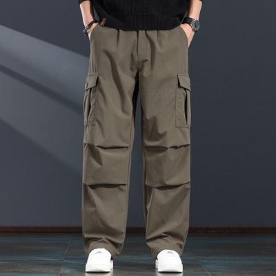 Men's Loose Straight Fit Workwear Cargo Pants