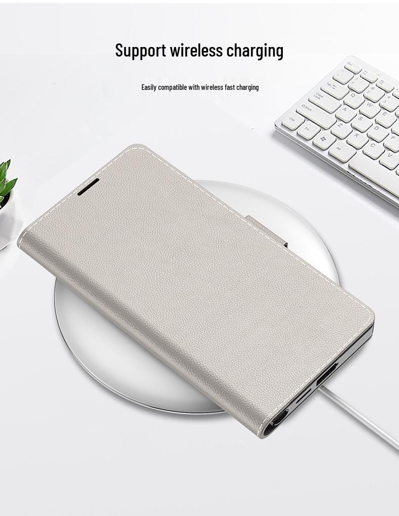 Samsung S26 Ultra Leather Wallet Case with Card Holder - Protective and Stylish