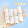 ODIFU Lipstick Lip Balm Water Bright Color 8041# Moisturizing Water Feeling No Peeling Khaki Pattern White Easy to Color Light Feeling