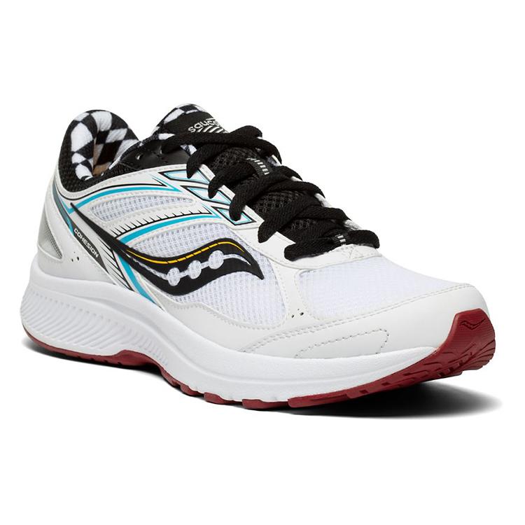 SAUCONY Cohesion 14 Comfortable Round Toe Slip Resistant, Abrasion Resistant, Breathable Low Top Running Shoes Men's S20628-40(M)