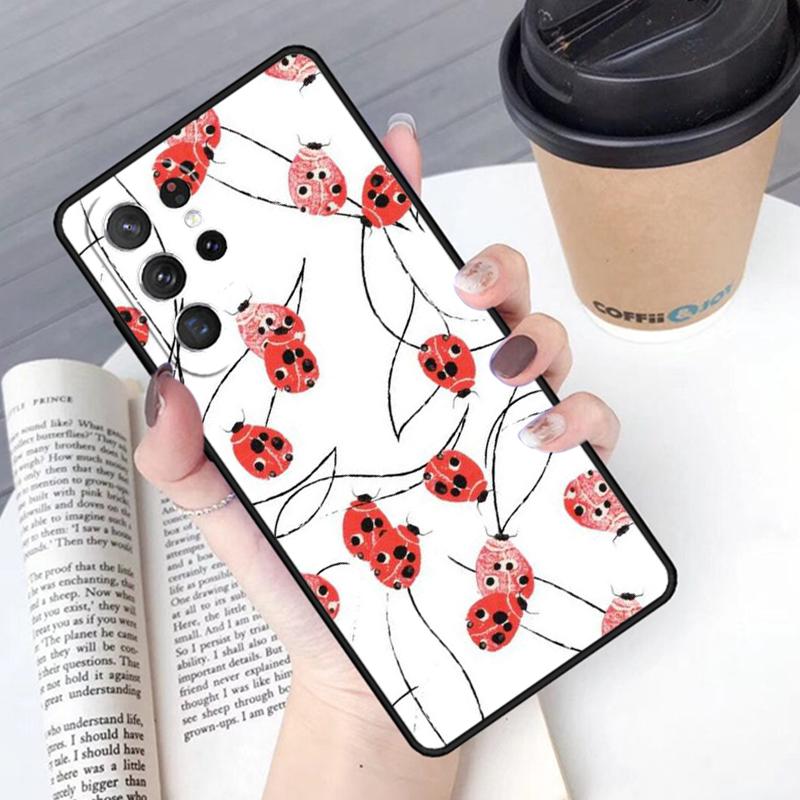 

Ladybug Beetle phone case Cover For Samsung Galaxy S24 S25 Ultra S21 S22 Ultra S10E Note 10 Plus Note 20 FE S23 For S20fe(S20lite)