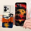 For Realme GT 7 Pro Fashion Dusk Beach Painting Phone Case For Realme GT7 Pro RMX5010 Soft Silicone Covers Bumpers