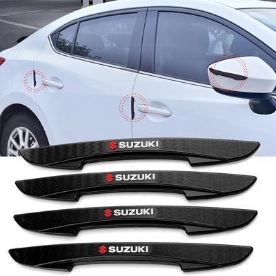 4 Stück Gummi Auto Türkantenschutz Anti-Kollisions-Aufkleber Schutzleiste Zubehör für Ignis Alto Grand Vitara Swift Jimny SX4