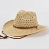 Panama Soft Straw Hat For Men Women Summer Breathable Travel Beach Hats Solid Wide Brim Sunscreen Hat