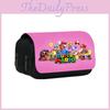 Mario Double Layer Pen Bag With Large Capacity For Students School Supplies Organizer