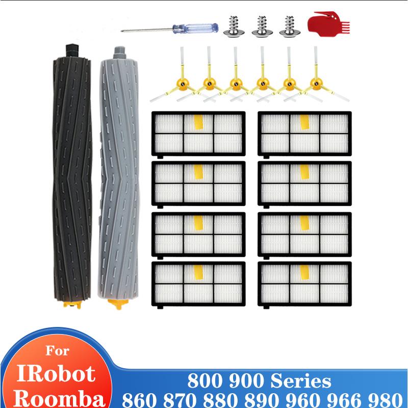 Main Roller Brush Hepa Filter For iRobot Roomba 800 900 Series 860 870 880 890 960 966 980 Parts Robot Vacuum Cleaner Accessorie