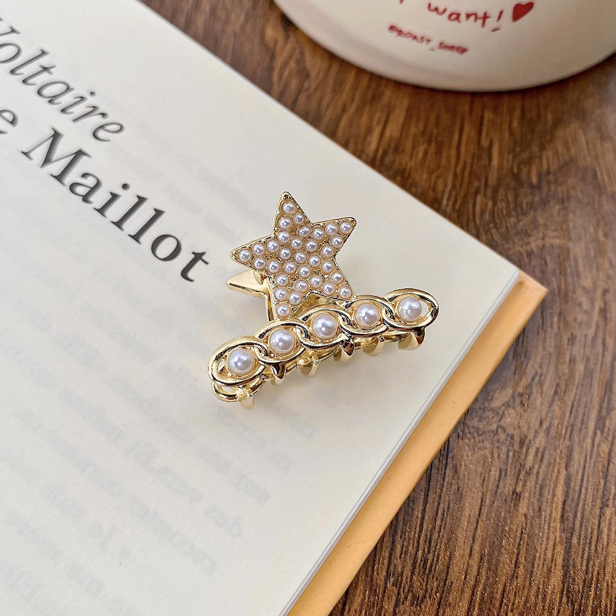 

Мини-коготь для волос с жемчугом и бриллиантами для женщин и девочек, ретро-стразы, цветок, коготь краба, зажим для волос, маленькие заколки для волос, краб, аксессуары для волос для девочек