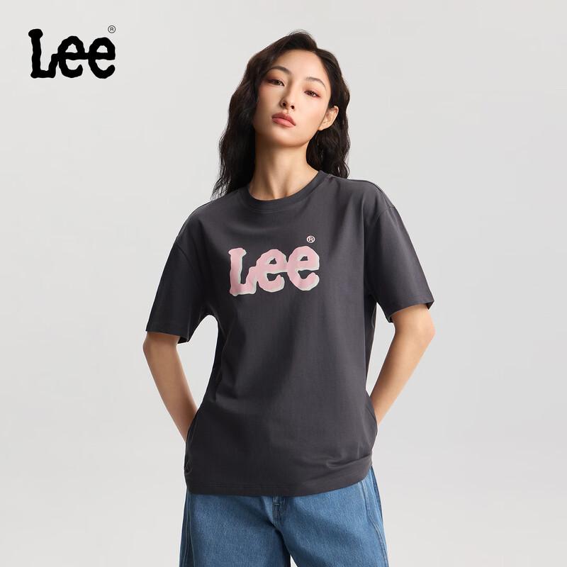Lee Women s Big Logo Print Short Sleeve T-Shirt M